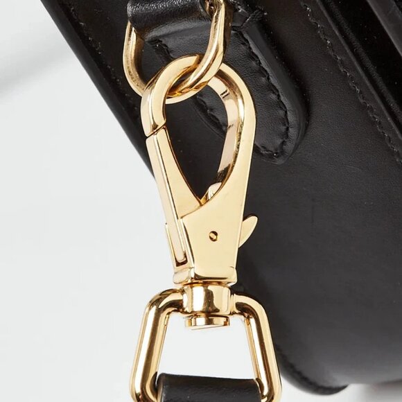 Burberry Black Calfskin Leather Small Elizabeth Crossbody Bag - Picture 5 of 10